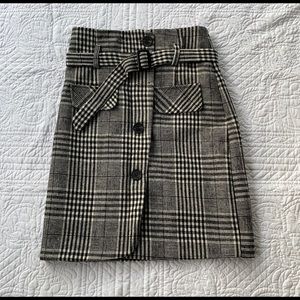 Checkered skirt